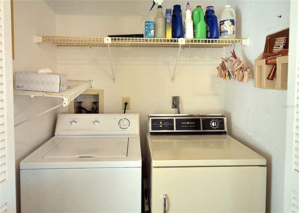 Laundry closet