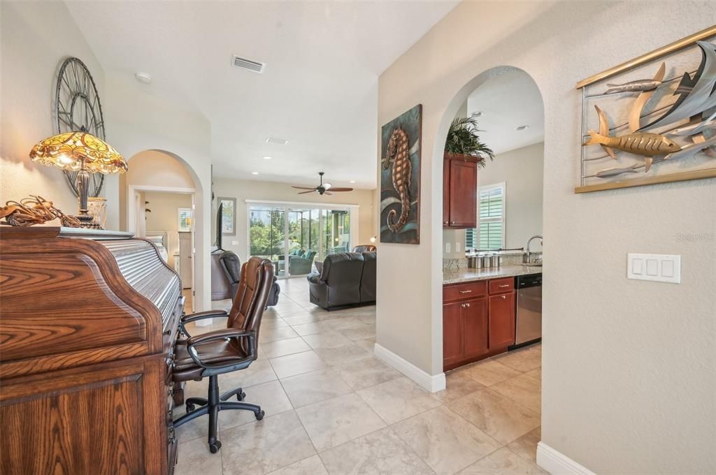 Entry Foyer to great room