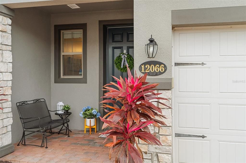 Covered front porch