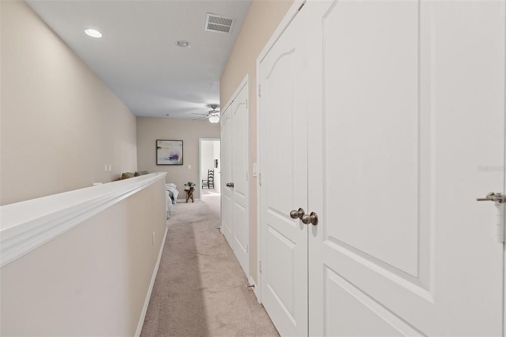 laundry closet upstairs