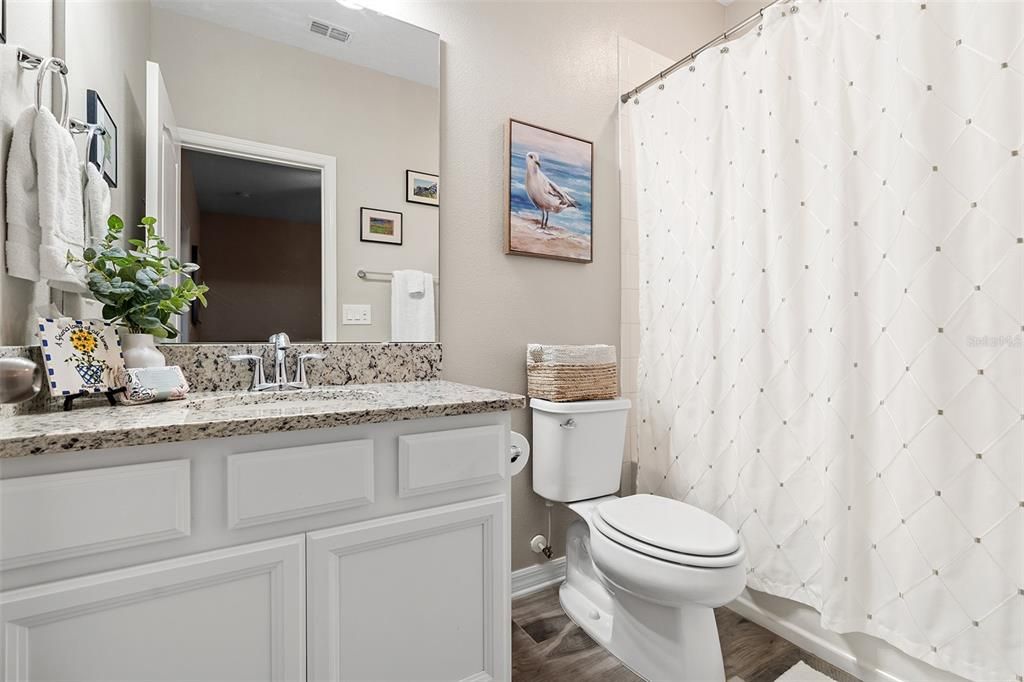 upstairs full bathroom shared