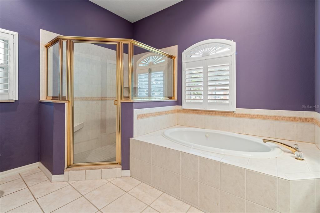 Garden Tub & Shower Primary Bath