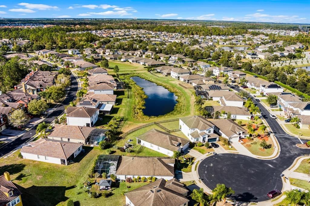 Aerial View of Cul-De-Sac