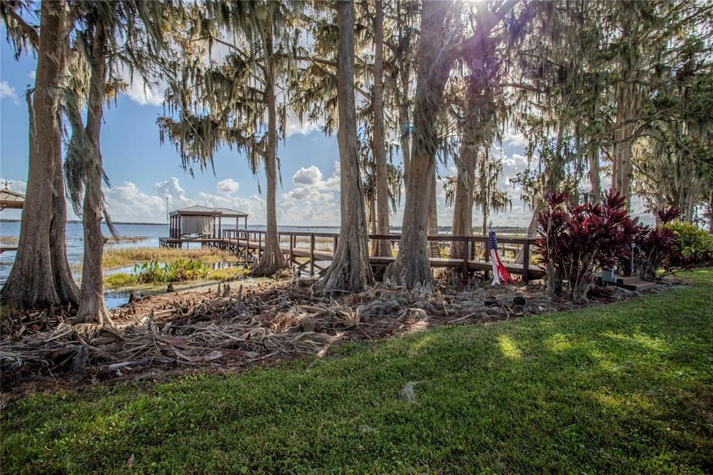 View of dock and Boat House