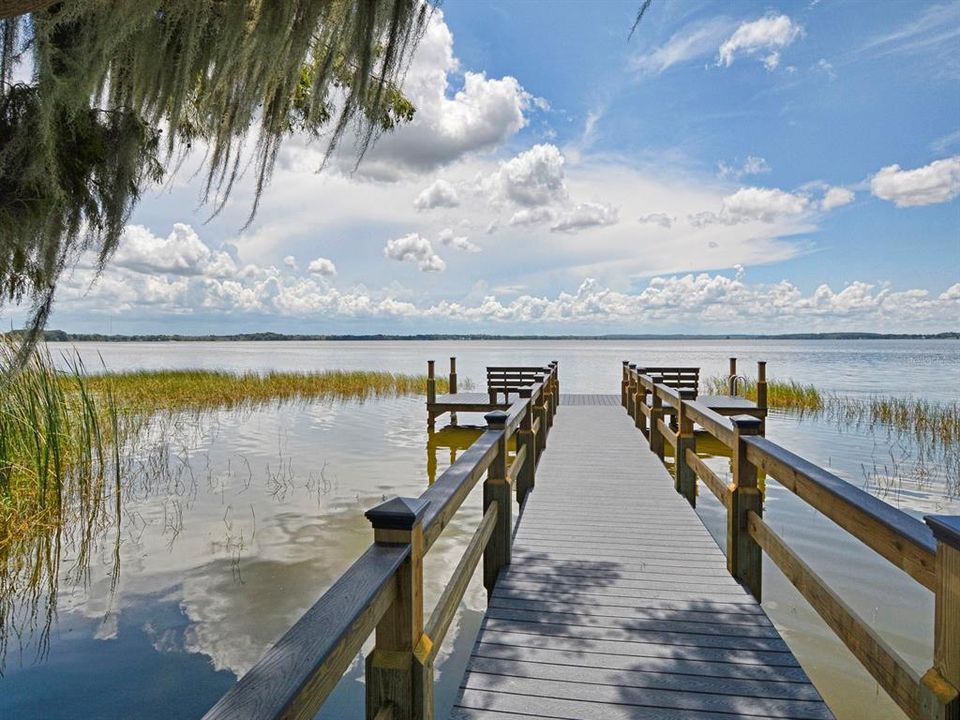 Community Dock. Great Fishing. Great Nature watching.