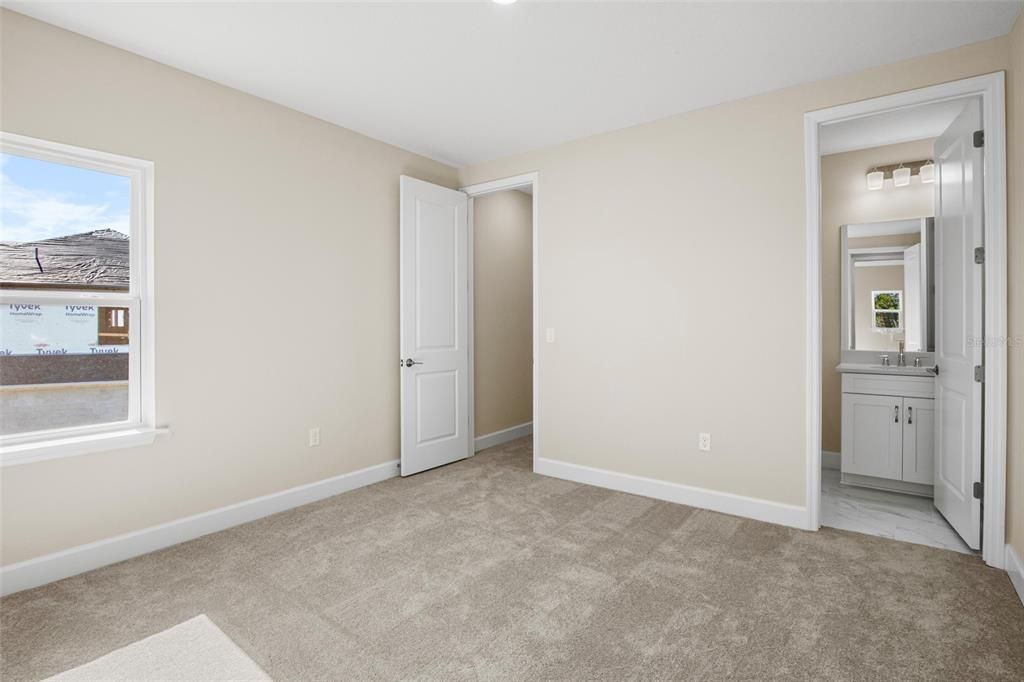 Upstairs bedroom with its own bath