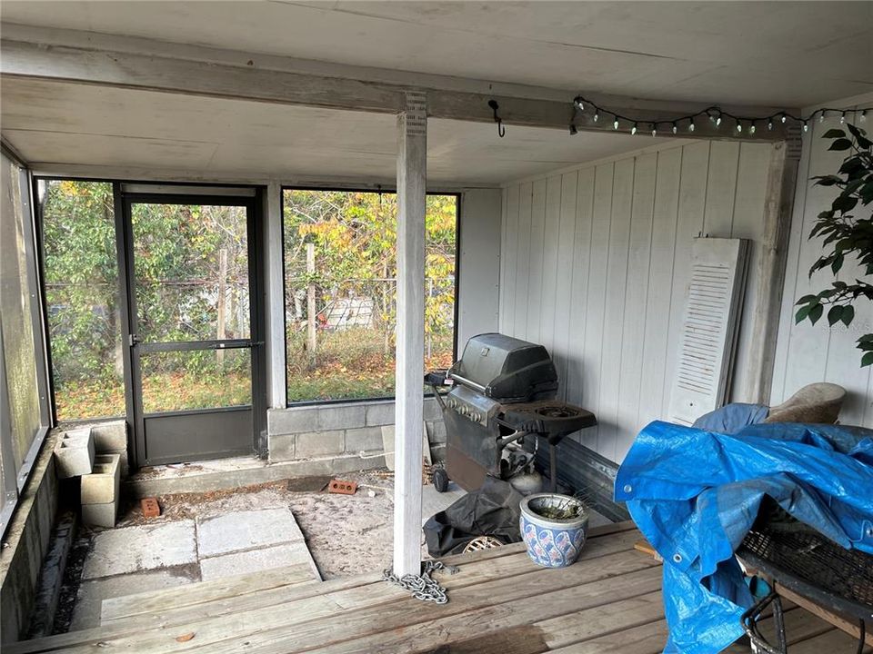 Patio off of the Master bedroom