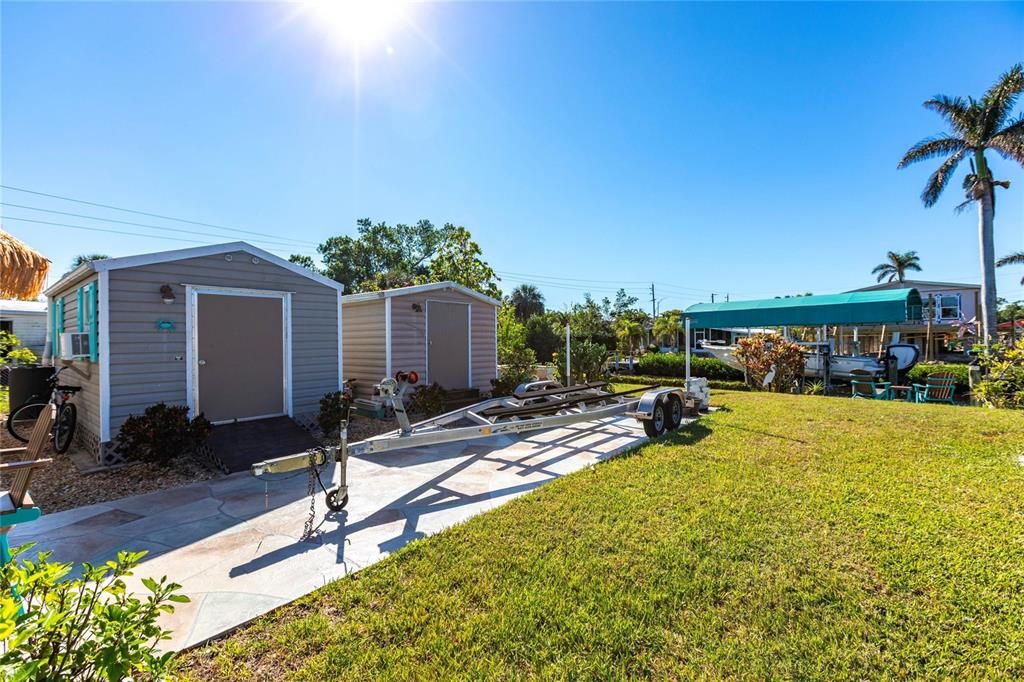 2 STORAGE SHEDS