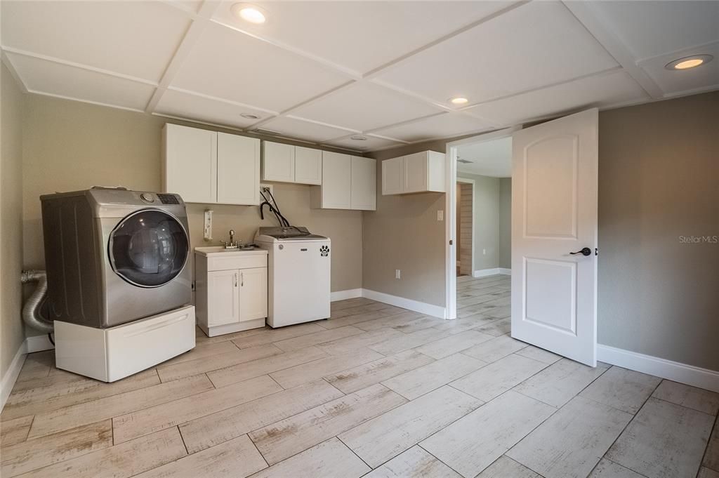 Laundry Room with extra storage