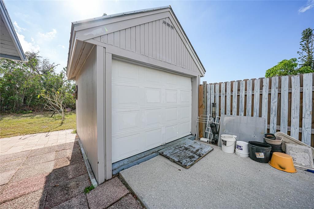 Shed with lots of storage