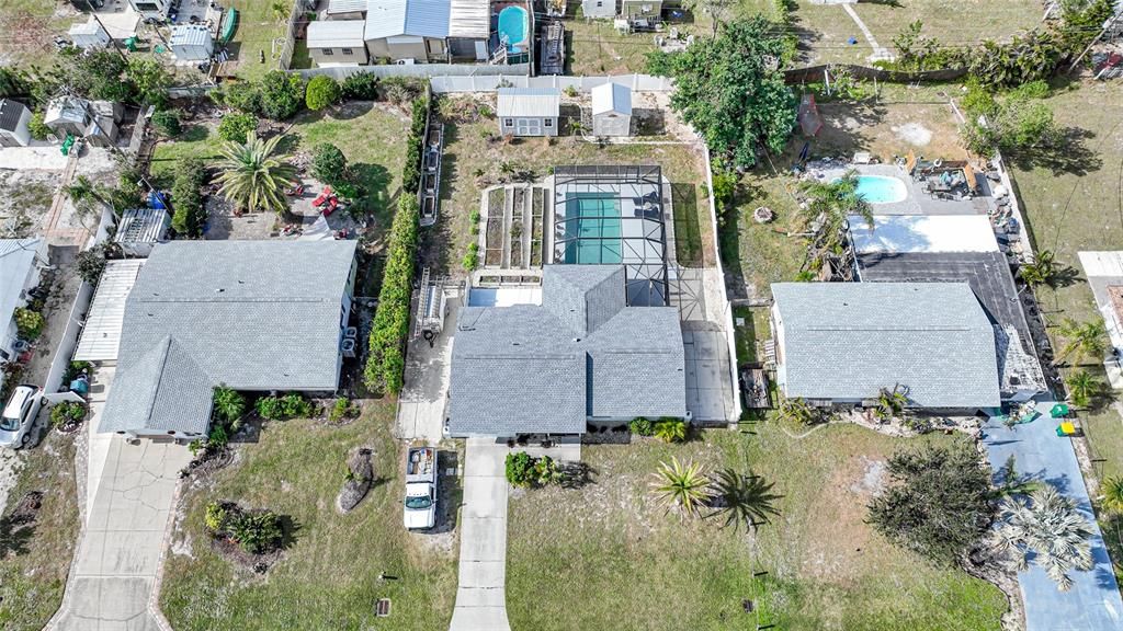 Showing off the homes view from above. So much usable space.