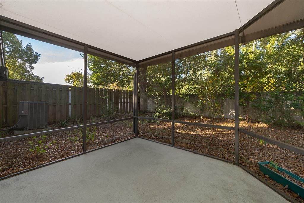 Screened porch