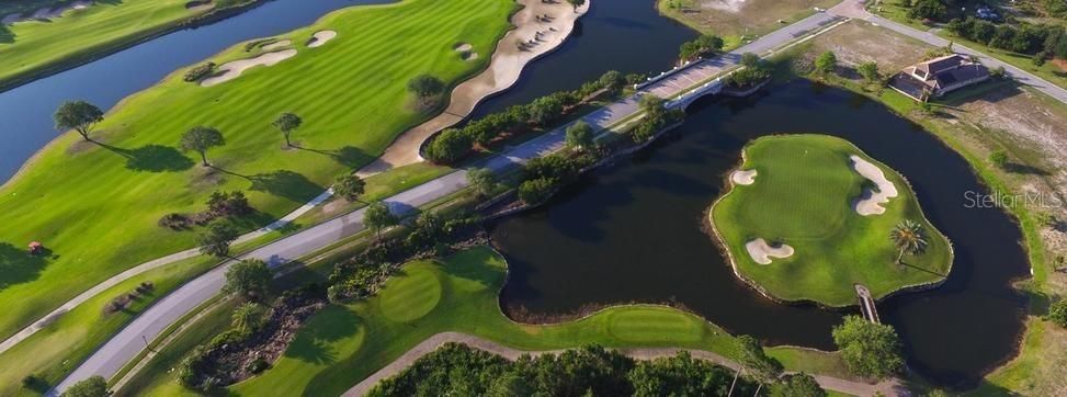 Aerial View of 8th Hole