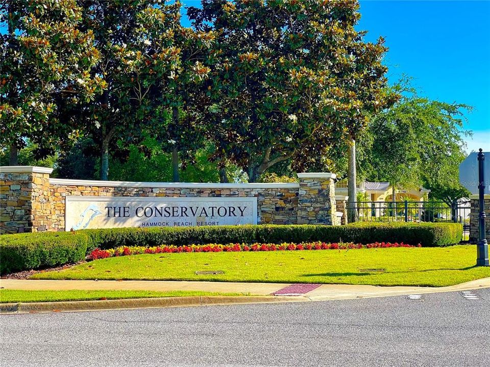 Front Entrance signage for road