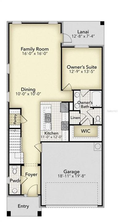 * Spacious Floor plan