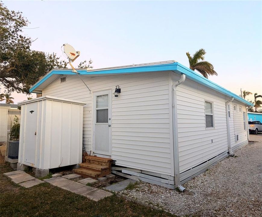 UNIT 58 BACK, STORAGE SHED