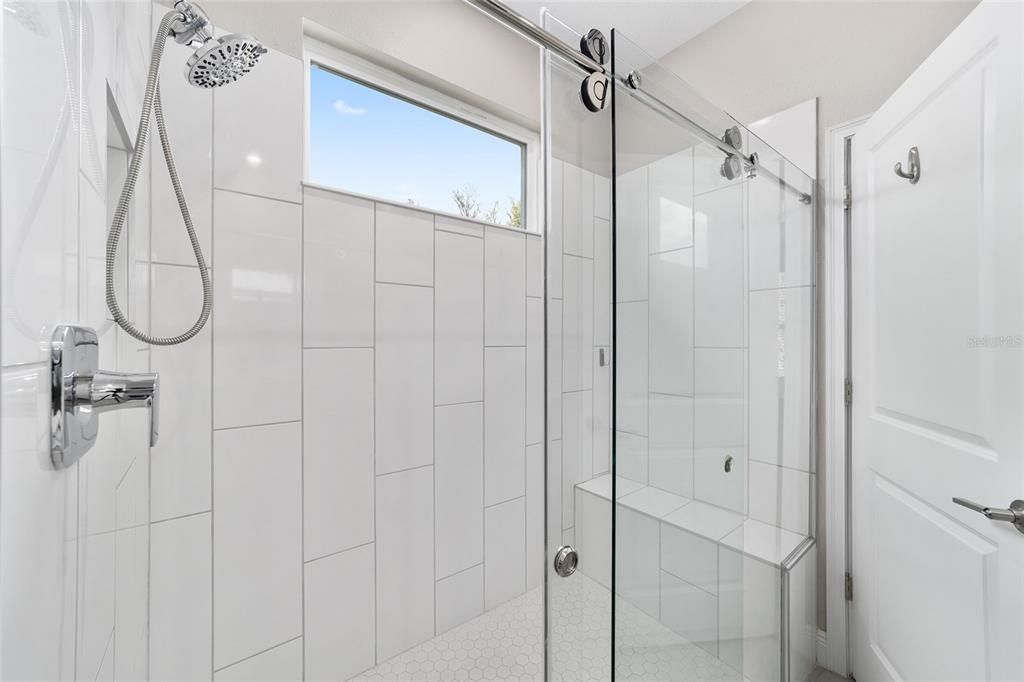 Primary step in shower