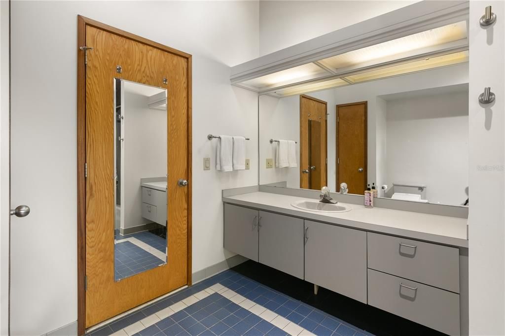 Guest bathroom with sky light