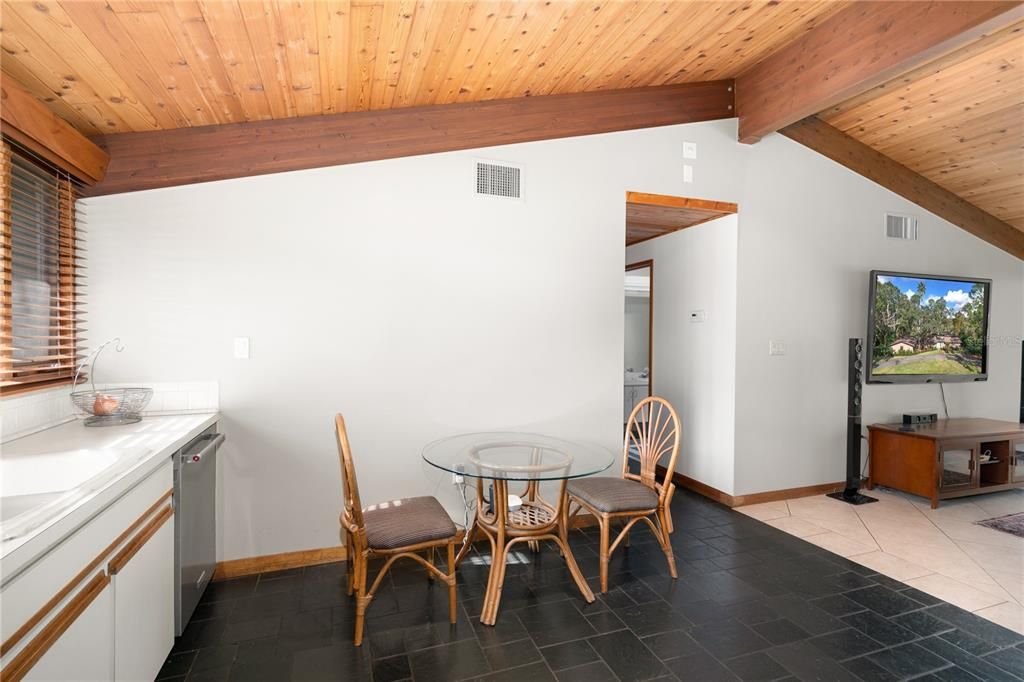 Eat-in kitchen next to Family Room