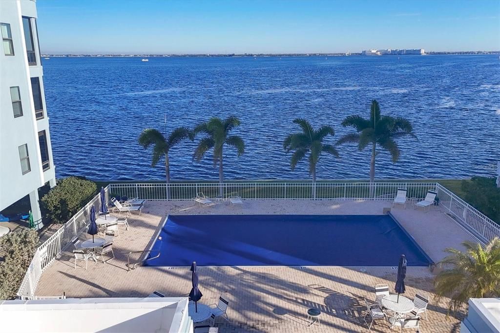 Beautiful community pool next to #2 Building and Club House