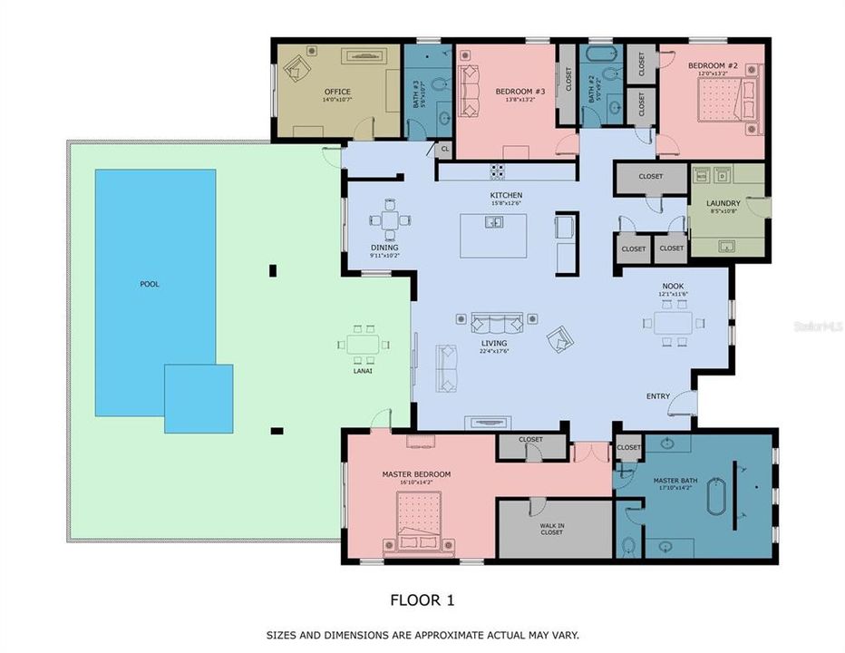 Floorplan of house.