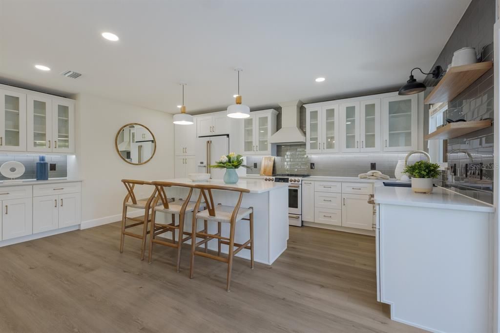 Outstanding Kitchen - West Villa!  Quartz counters, cafe appliances, dry bar and so much more