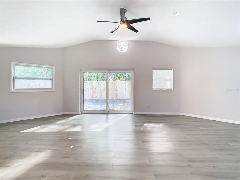 Family Room - Sliders to Outdoor Living Space