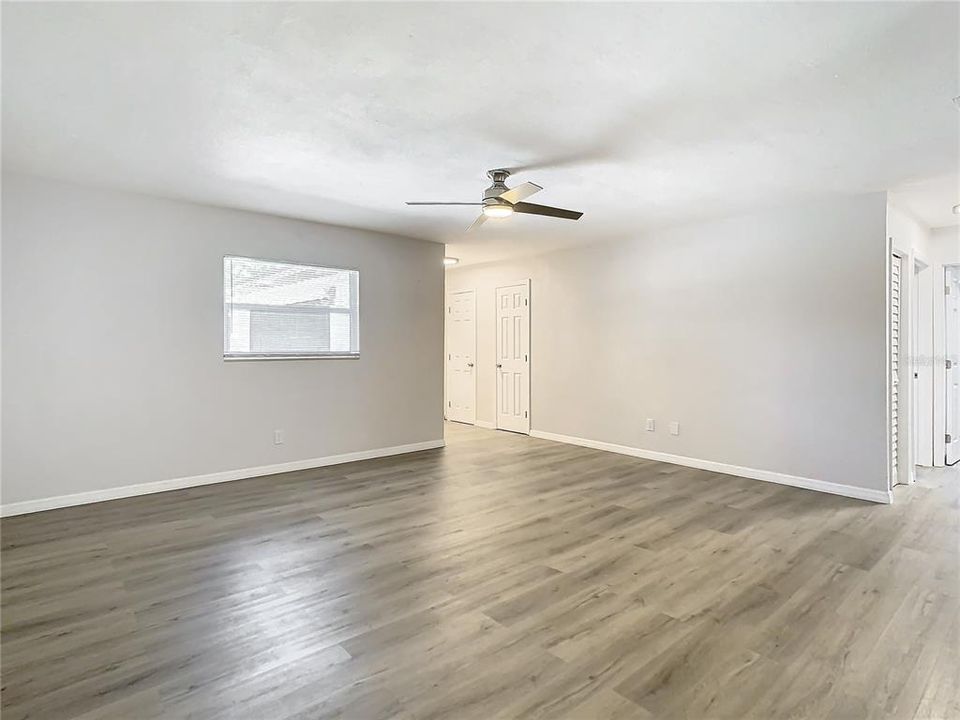 Living Room towards Front Door and Garage