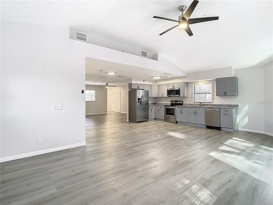 Family Room - Dining Area - Kitchen - Living Room