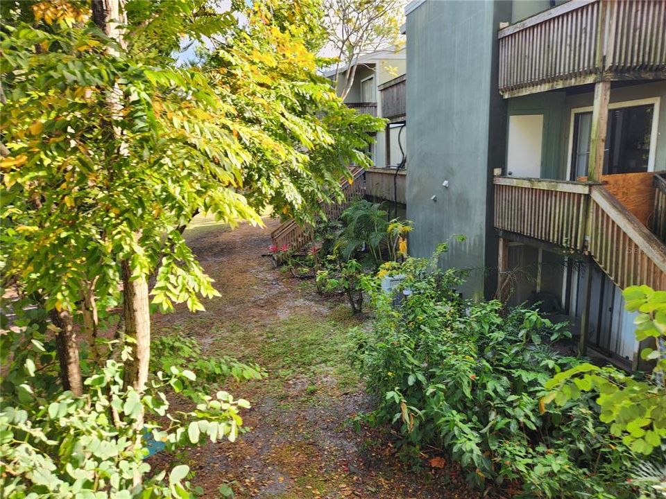 Courtyard view (from 1 of 2 balconies)