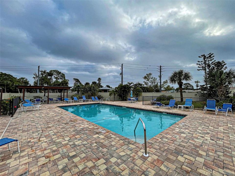 Nice pool area - lots of room to relax and mingle.