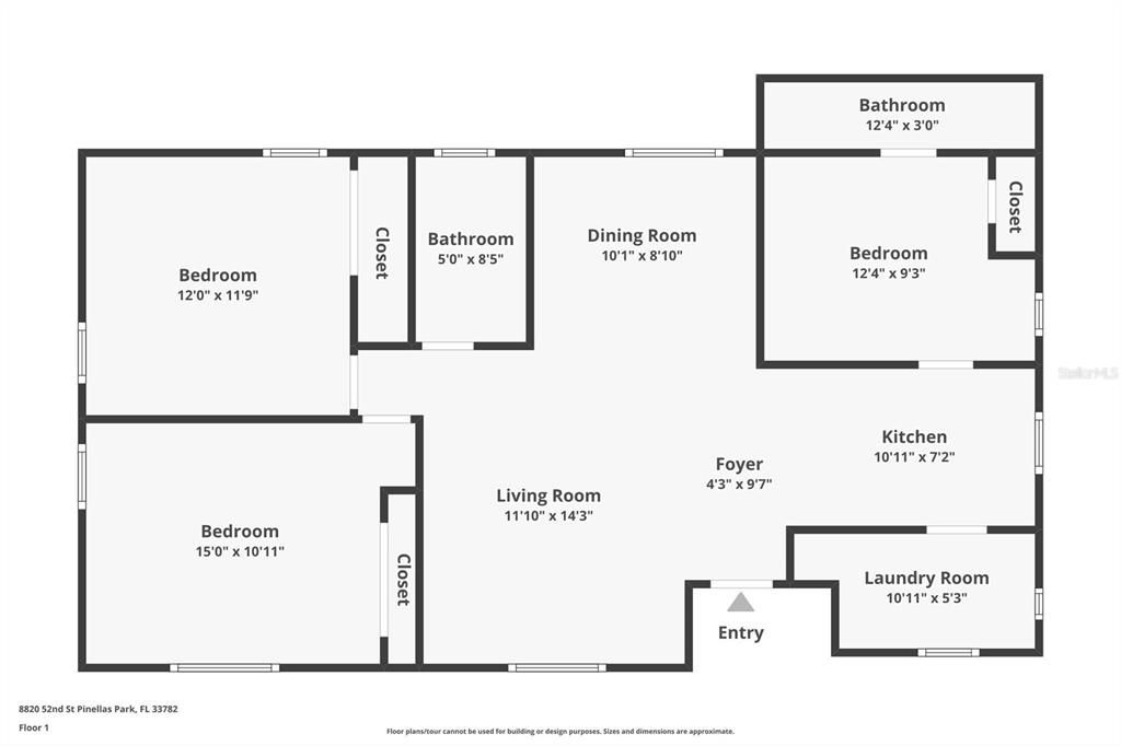 For Sale: $324,900 (3 beds, 1 baths, 981 Square Feet)