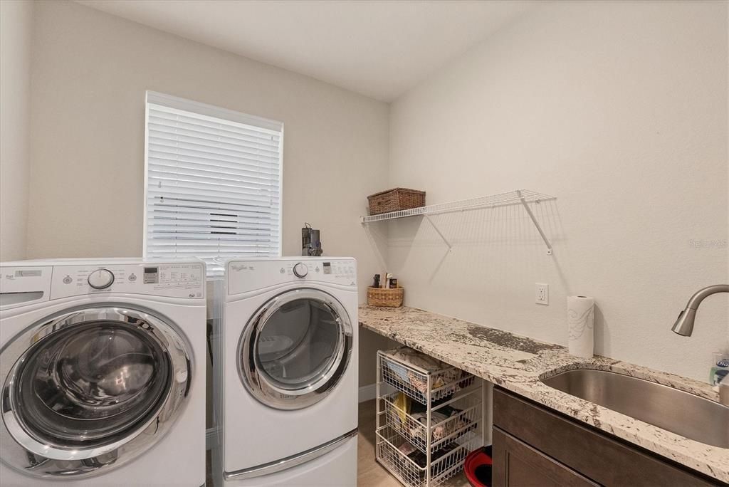 Indoor Laundry with Storage