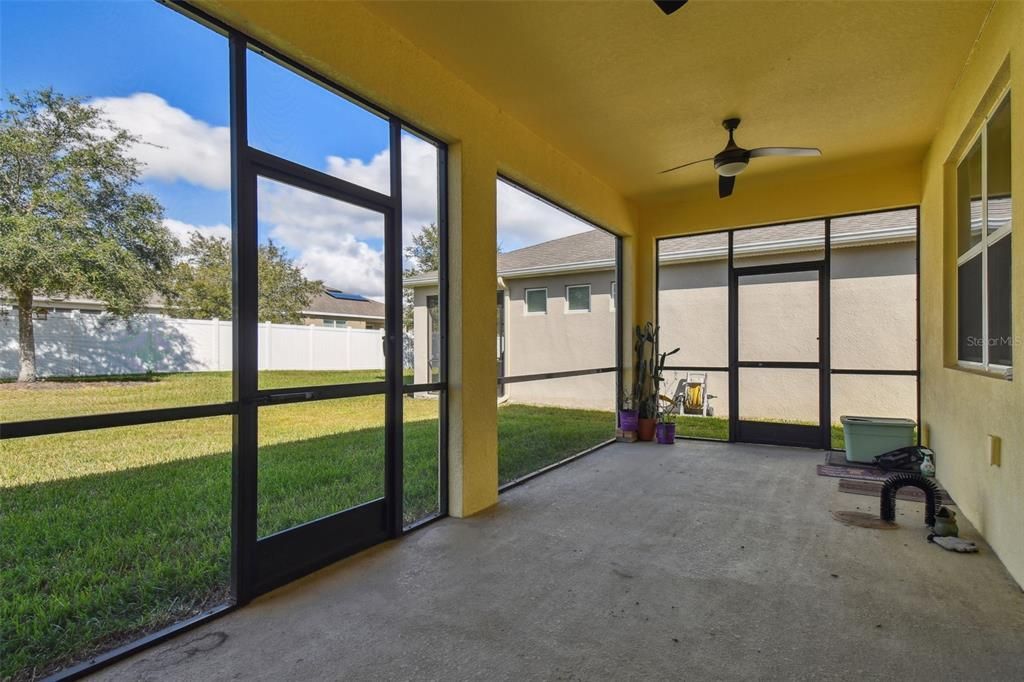 Screened in Back Patio