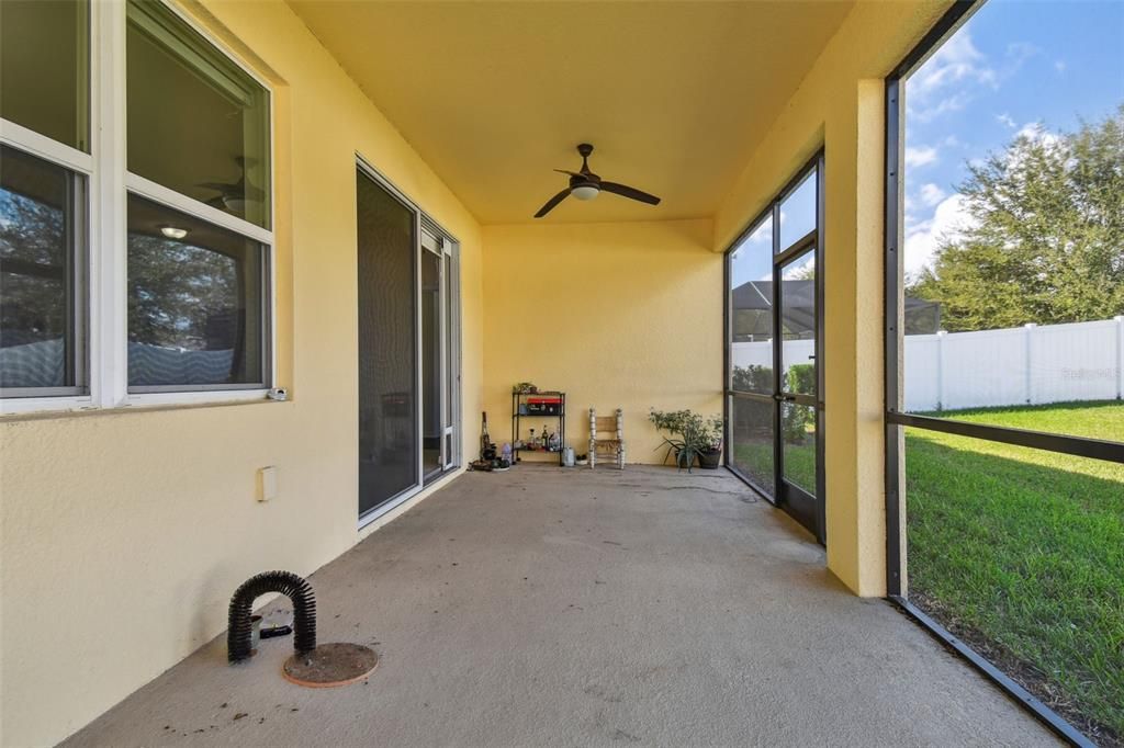 Screened in Back Patio