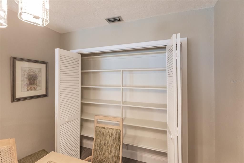 PANTRY IN DINING AREA