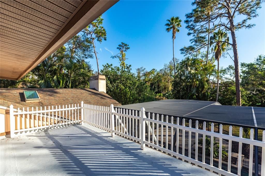 Upstairs Deck off of Guest Bedroom 2