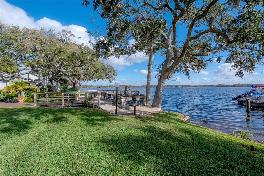 Community Dock along Lake Tarpon