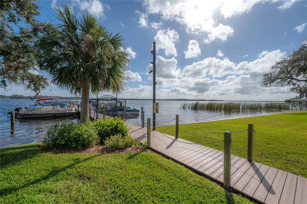 Boardwalk to Community Boat Dock