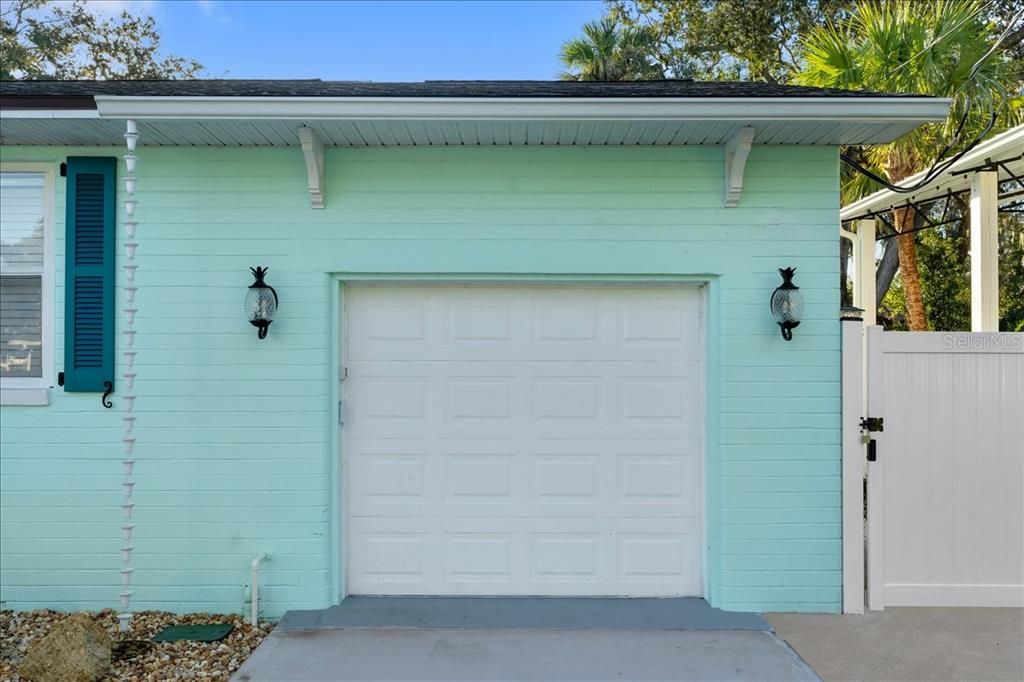 Garage complete with Street Legal Golf cart