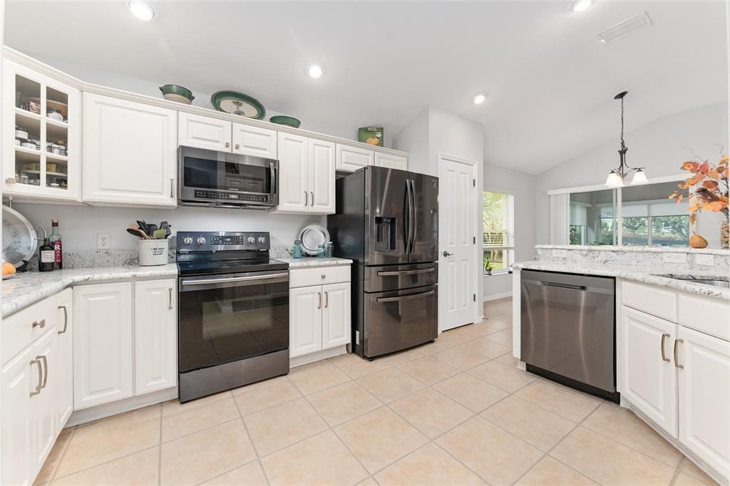 KITCHEN has large storage capacity with so many cabinets and CLOSET PANTRY!