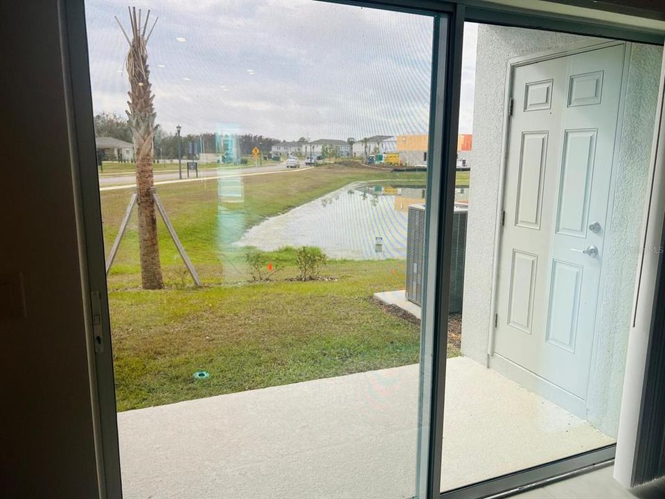 Porch with water view