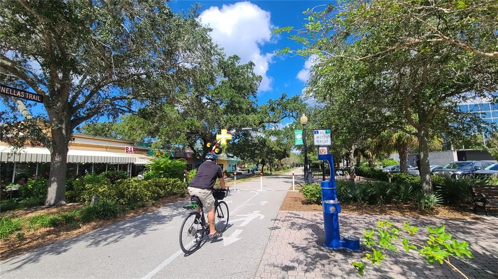 Ride on Pinellas trail