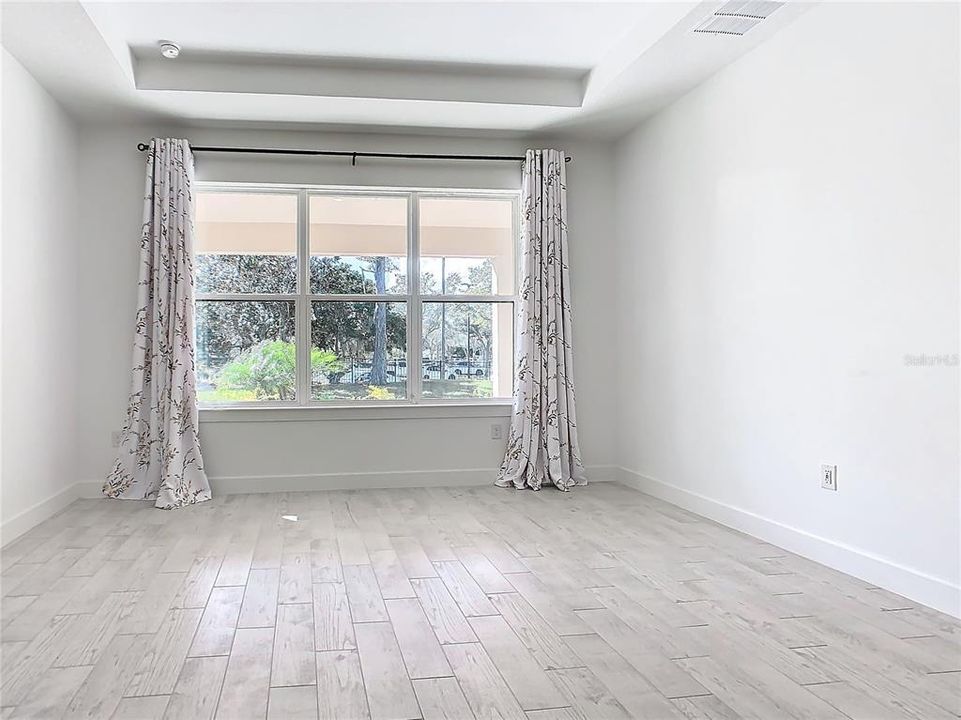 Main Bedroom with Tray Ceiling.