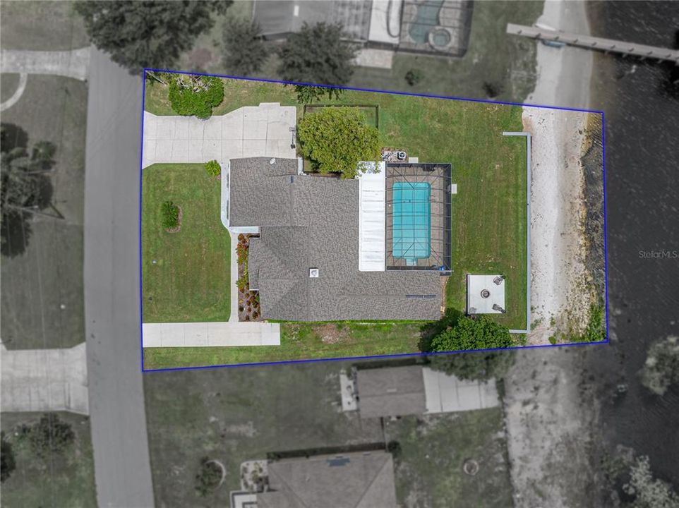 Aerial lot overlay