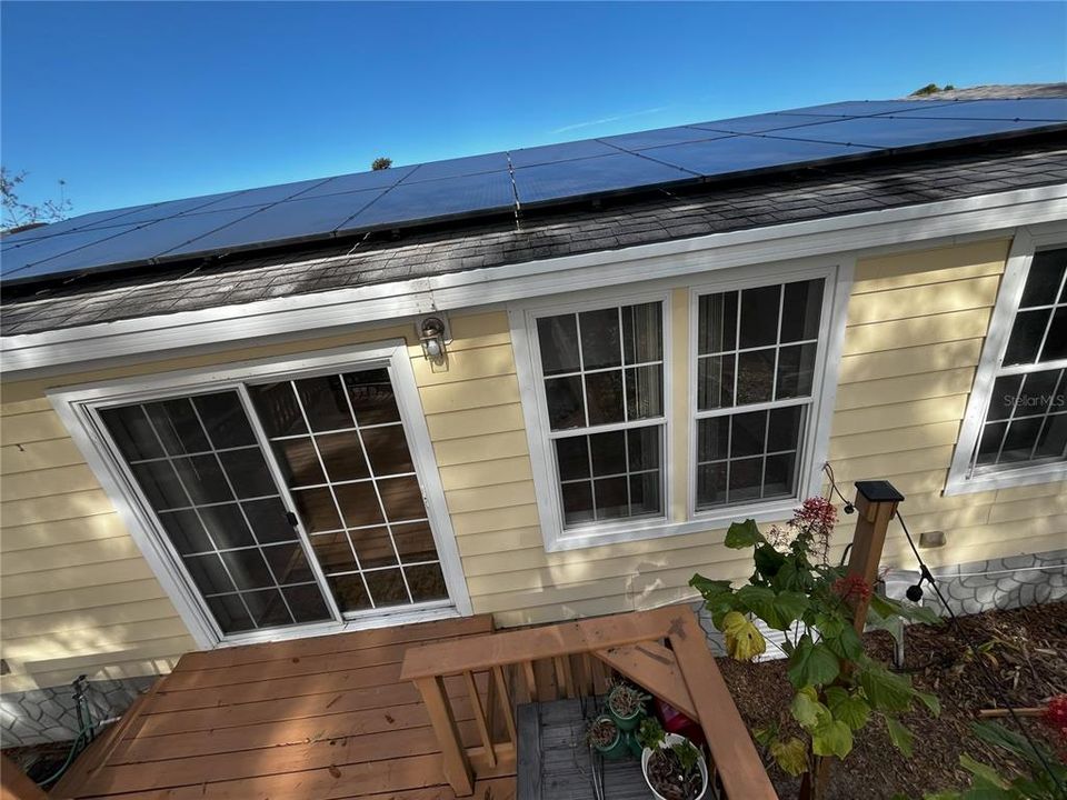 Panoramic Image of Solar Panels