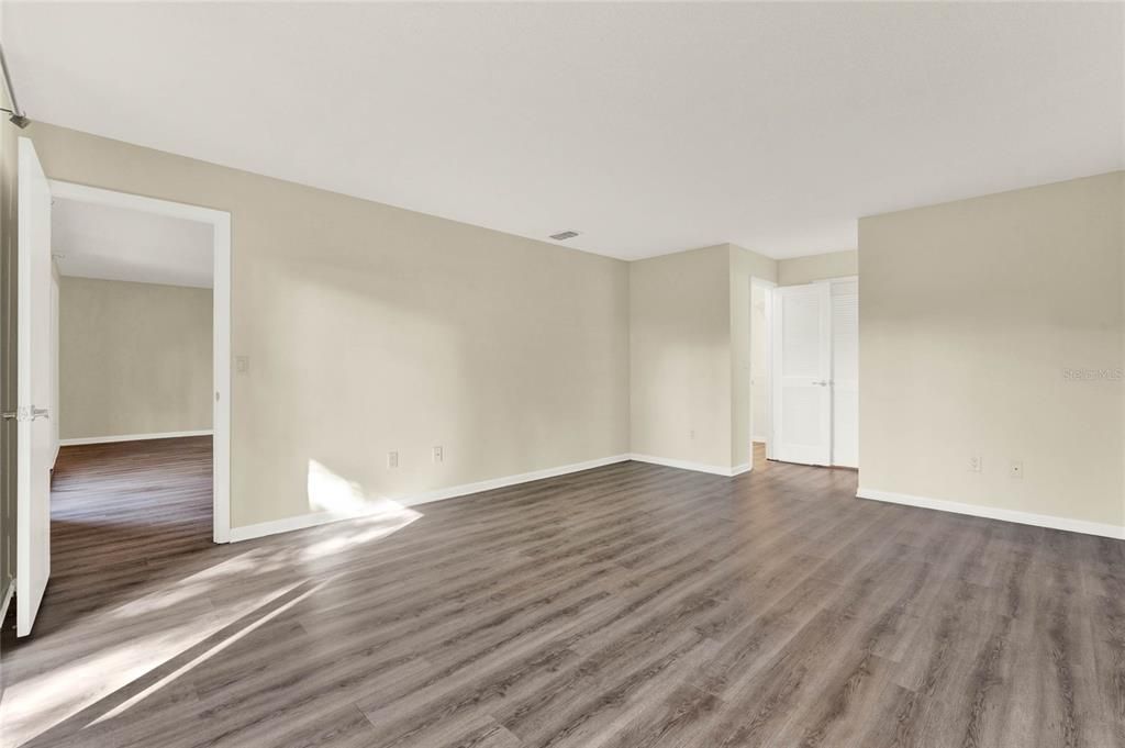 Primary bedroom features 2 closets