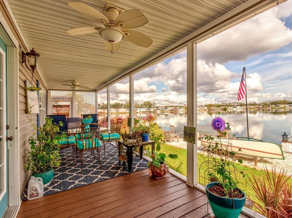 Waterfront Rear Porch