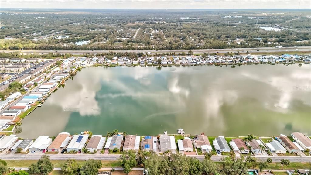 View to the East over Lake Fantasia