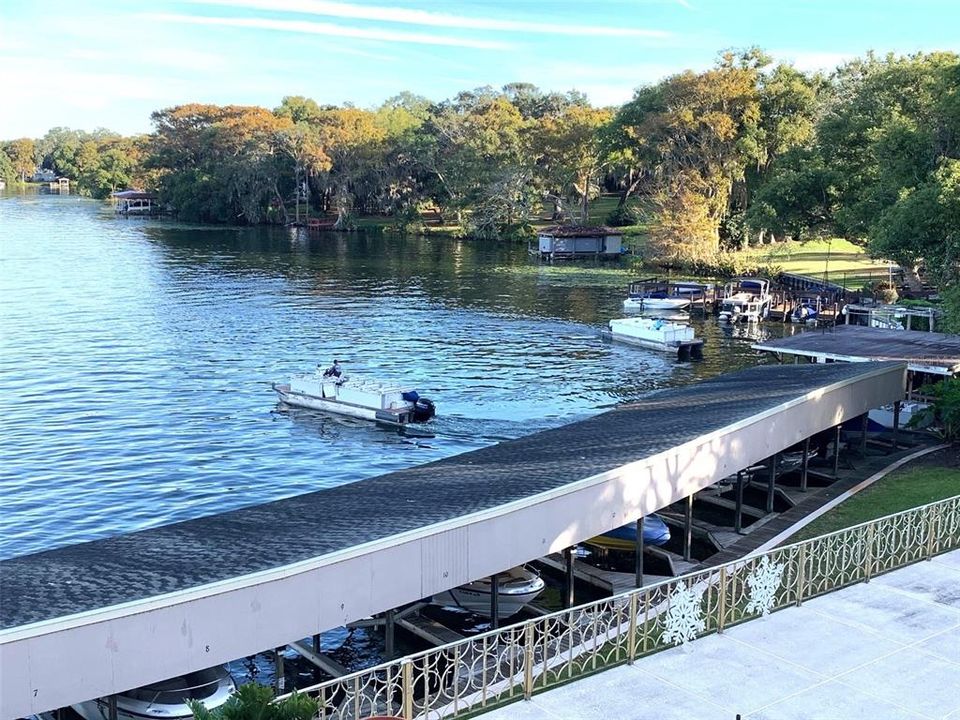 Boat slip 14 comes with condo unit